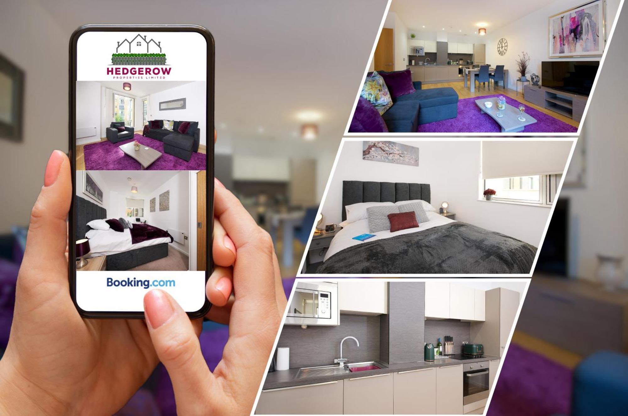 Premium Deals On Modern 2 -Bed 2-Bath Central City 122 High Street Flat For Movers & Pros By Hedgerow Manchester Exterior foto